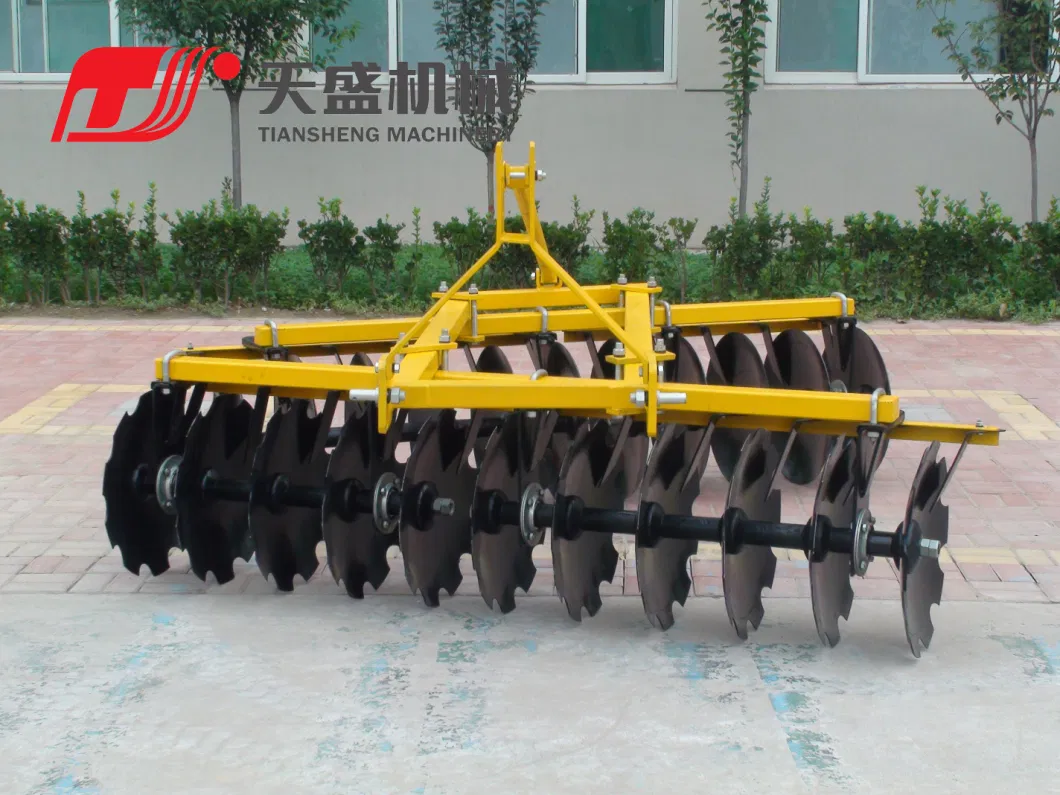Agricultural Machinery Tractor Three Point Mounted 65mn Spring Steel Middle Duty Offset Disc Harrow