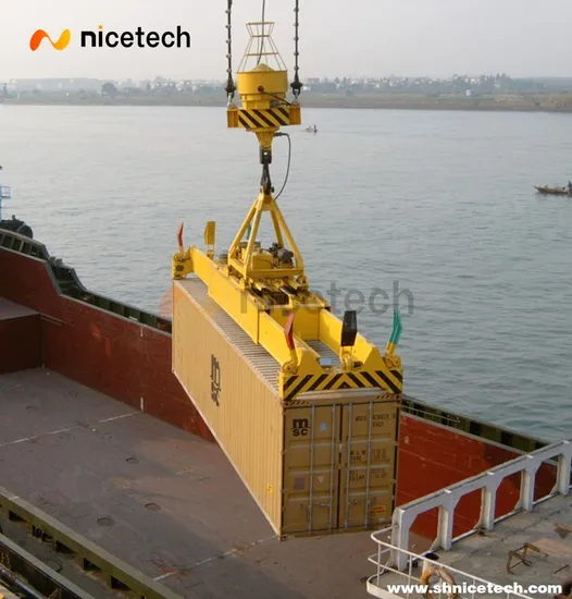 Top Quality 40FT & 20FT Electric Hydraulic Telescopic Container Spreader for Sale