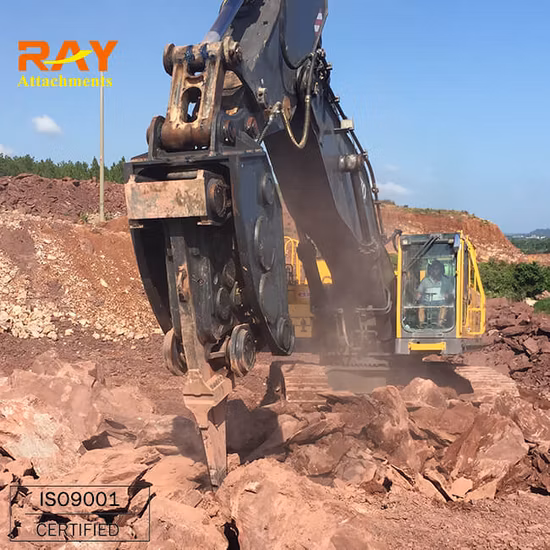 Ray Excavator Mounted Vibro Rock Ripper with Two Eccentric Gears